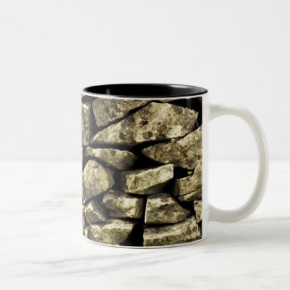 dry stone wall Two-Tone coffee mug