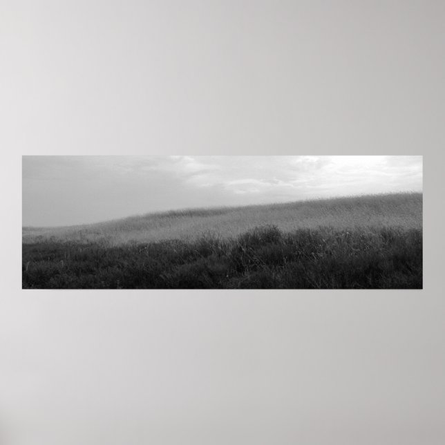 Dry Storm Over Oklahoma Grasslands II (Col Desat) Poster (Front)