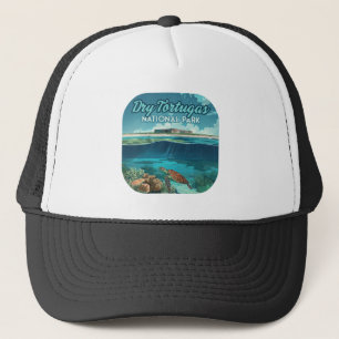 Dry Tortugas National Park Florida Turtle Trucker Hat