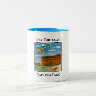 Dry Tortugas National Park, Florida  Two-Tone Coffee Mug