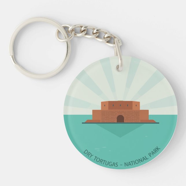 Dry Tortugas National Park Fort Jefferson Keychain (Front)