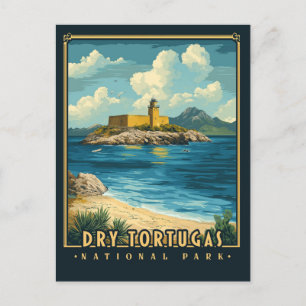 Dry Tortugas National Park - Vintage  Postcard