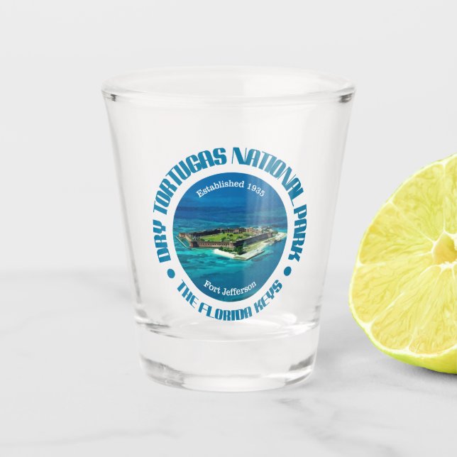Dry Tortugas NP Shot Glass (Front)