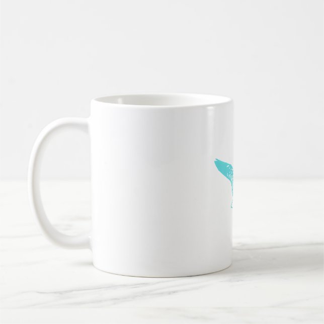 Dry Tortugas seagull bird logo Coffee Mug (Left)
