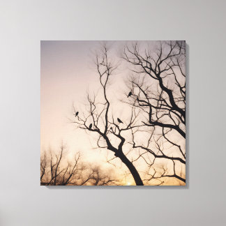 Dry tree canvas print
