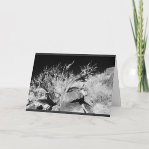 Dry wood landscape card