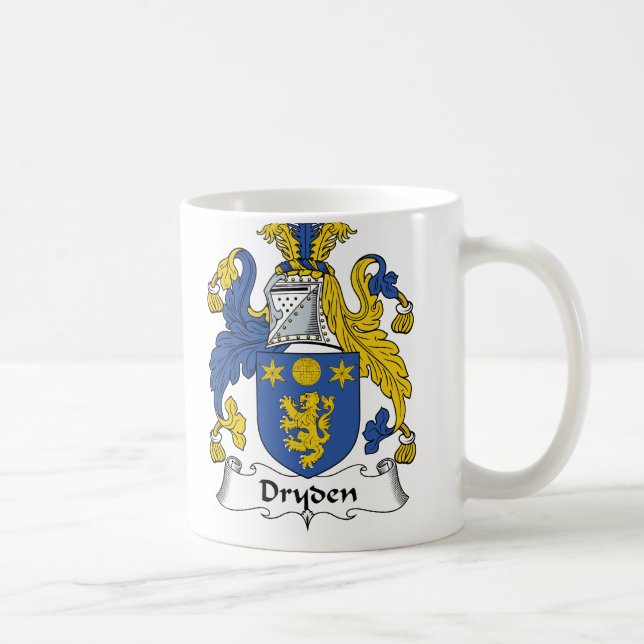 Dryden Family Crest Coffee Mug (Right)