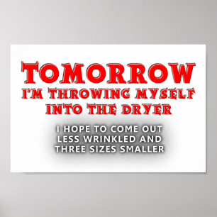 Dryer of Youth Funny Poster