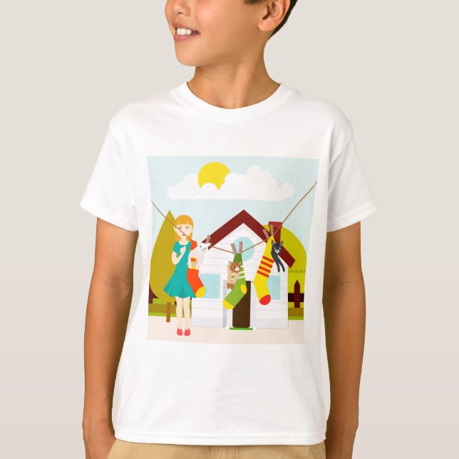 Drying cats T-Shirt (Front)