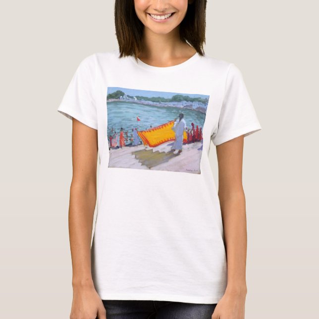 Drying Sari Pushkar T-Shirt (Front)