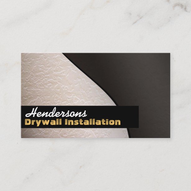 Drywall Business Cards & Profile Cards | Zazzle CA