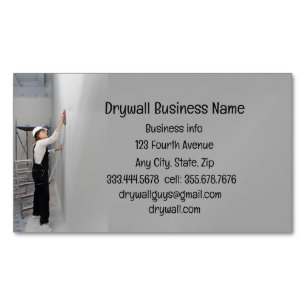 Drywall Custom Sheetrock Plaster Business Card