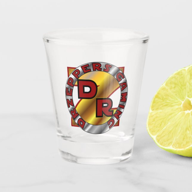 DrZeppers Gaming Shot Glass (Front)