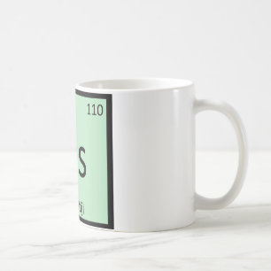 Ds - De Stijl Art Chemistry Periodic Table Symbol Coffee Mug
