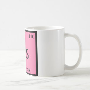 Ds - Diplodocus Dinosaur Chemistry Periodic Table Coffee Mug