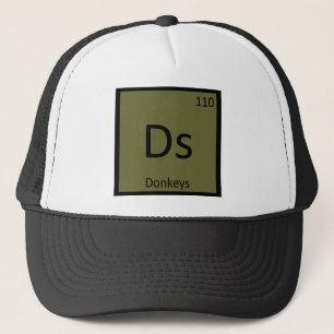 Ds - Donkeys Chemistry Periodic Table Element Trucker Hat
