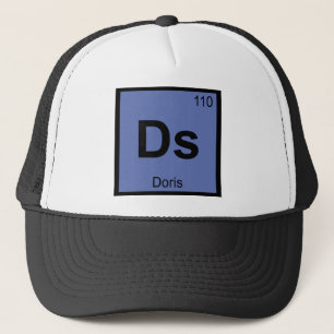 Ds - Doris Greek Chemistry Periodic Table Symbol Trucker Hat