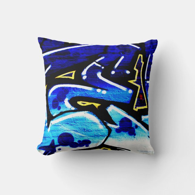 DS Graffiti 1517 tpcna Throw Pillow (Front)