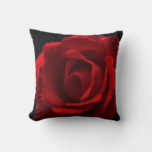 DS Red Rose or Chrysanthemum tpm Throw Pillow