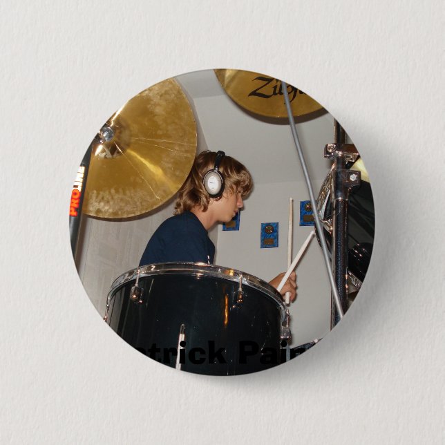 DSC00460, Patrick Paints 2 Inch Round Button (Front)