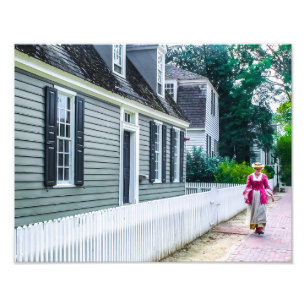 DSC02376-Colonial Lady Walking Photo Print