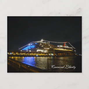 DSC03048, Carnival Liberty - Customized Postcard
