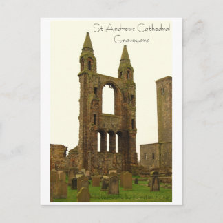 DSC_0239, St Andrews Cathedral Graveyard, Photo... Postcard