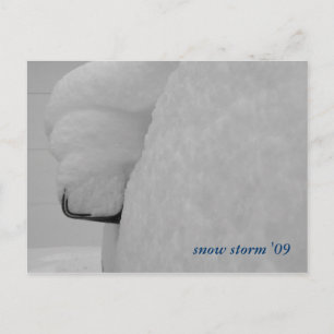 DSCF1089, snow storm '09 Postcard