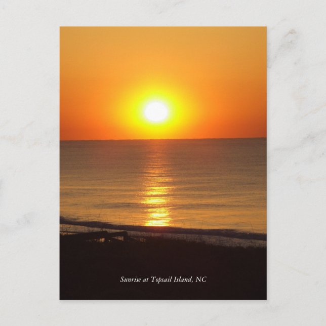 DSCF2915, Sunrise at Topsail Island, NC Postcard (Front)