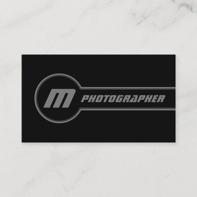 DSLR Camera lenses for Photographers Videographers Business Card (Front)