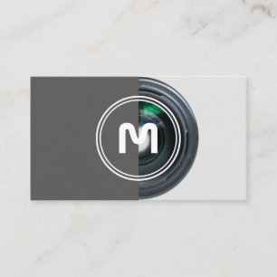 DSLR Camera lenses for Photographers Videographers Business Card