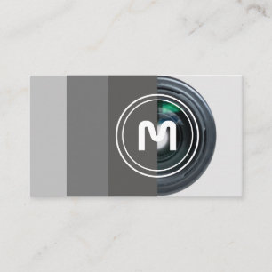 DSLR Camera lenses for Photographers Videographers Business Card