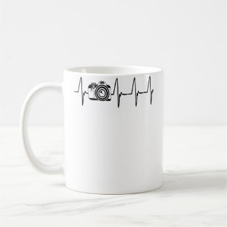 Dslr Digital Camera Heartbeat Ekg Photography Phot Coffee Mug