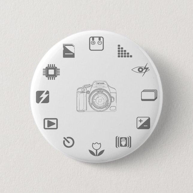 DSLR Feature 2 Inch Round Button (Front)