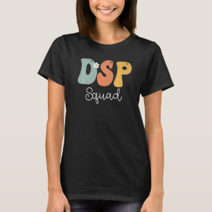 DSP Direct Support Staff Squad Groovy Vintage T-Shirt