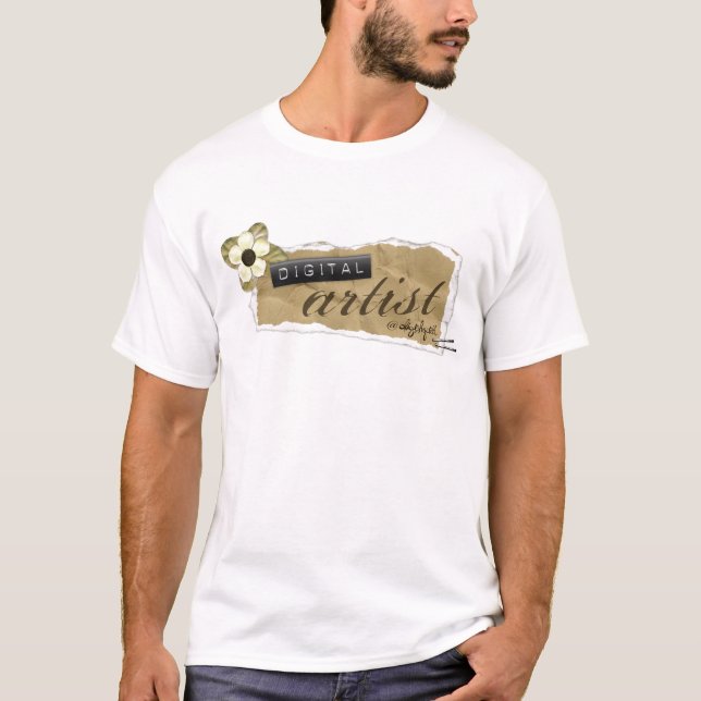 DST Torn Paper Plus Size T-Shirt (Front)