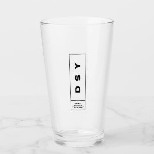 DSY LOGO ONE GLASS