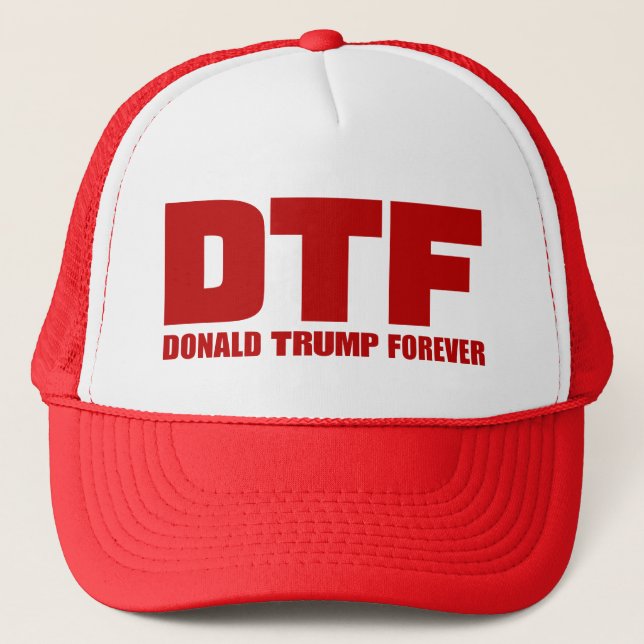 DTF Donald Trump Forever Hats (Front)