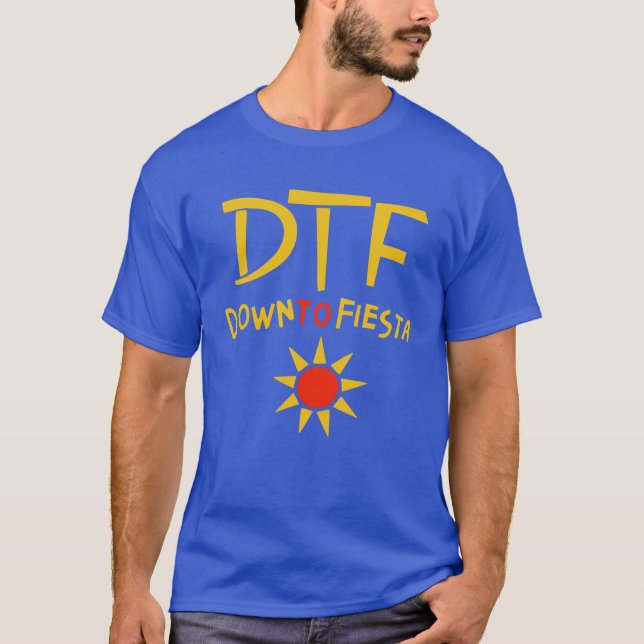 DTF vers le bas au T-shirt de Brooklyn 99 de (Devant)