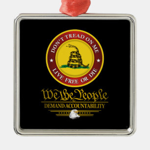 DTOM -Demand Accountability Metal Ornament