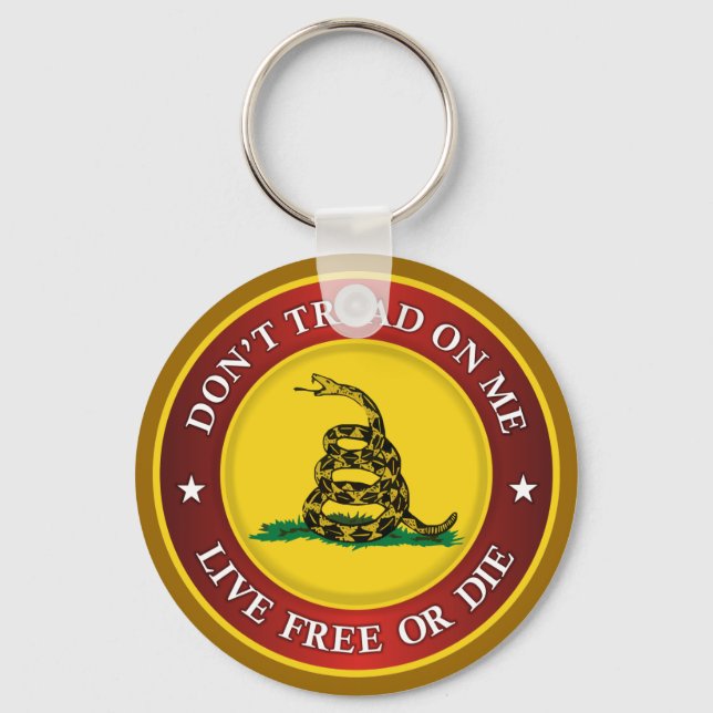 DTOM -Live Free Or Die Keychain (Front)