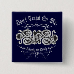 DTOM Snake Knot 2 Inch Square Button