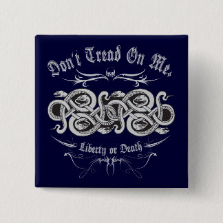 DTOM Snake Knot 2 Inch Square Button