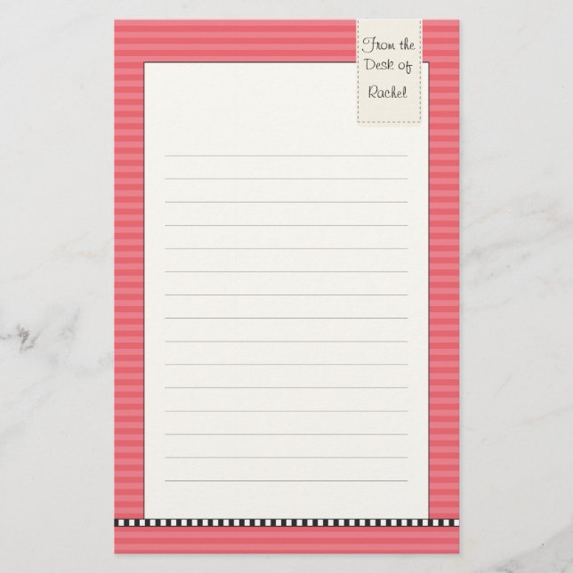 Du bureau… de la papeterie (Devant)