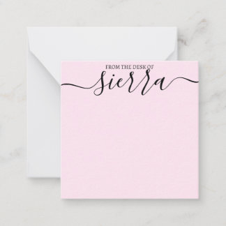Du bureau simple Carte pour notes élégant