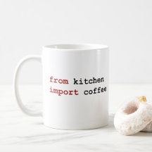 du café d'importation de cuisine - tasse de python