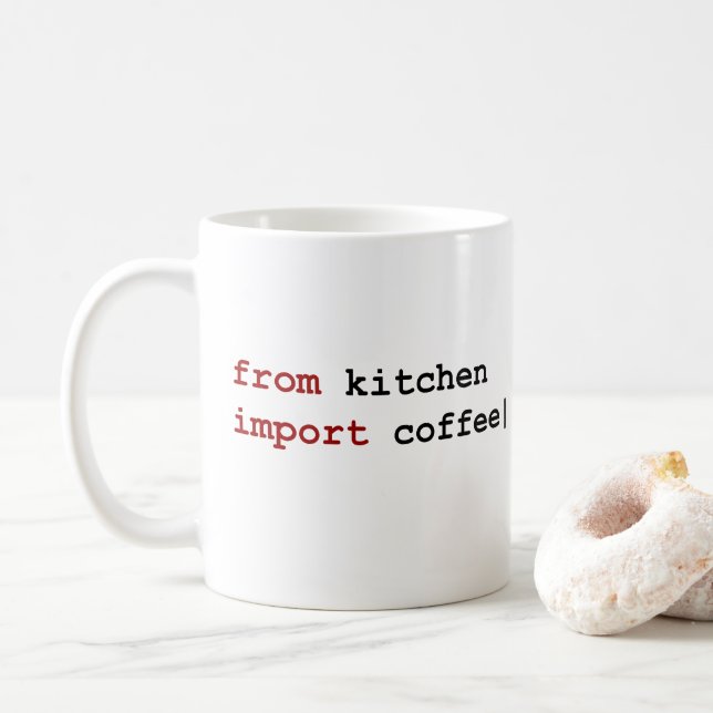 du café d'importation de cuisine - tasse de python (Avec donut)