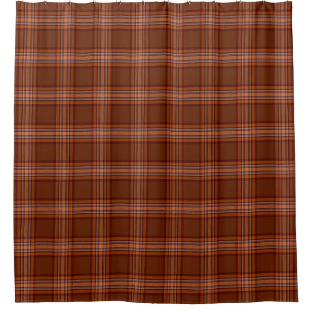 Du comté rideau en douche irlandais de tartan vers (Devant)