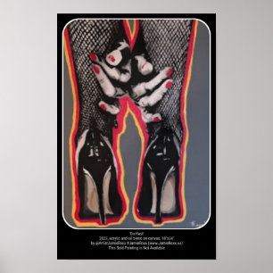 'Du Hast' Painting on a Poster