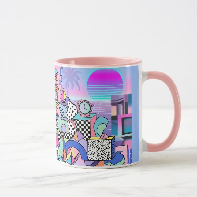 Du Pasquier Geometrics Revisited Mug (Right)